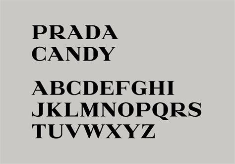 prada candy font by alias download|prada candy.